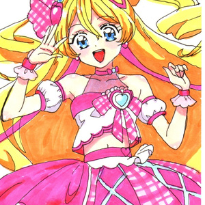 Mint condition! Precise reproduction print of Cure Idol Kimi to A...