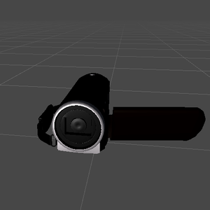 3Dモデル　ハンディカム