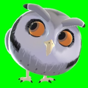 FaceRig用3Dオリジナルアバター「アフリカオオコノハズク（ScopsOwl）」