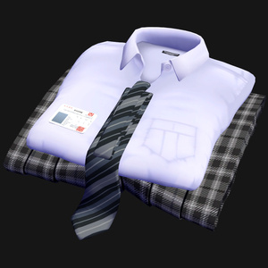 [Unityアセット] 畳んだ制服