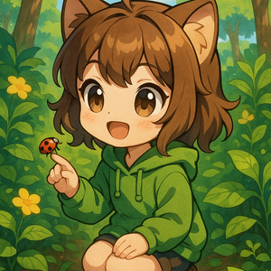 チビキャラ×自然 / Chibi Character in Nature
