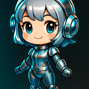 メタリック・チビロボ – Metallic Chibi Robot Girl