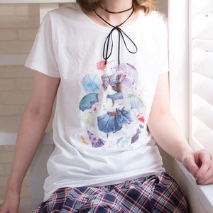 猫柄Tシャツ【ミス・アンブレラ】