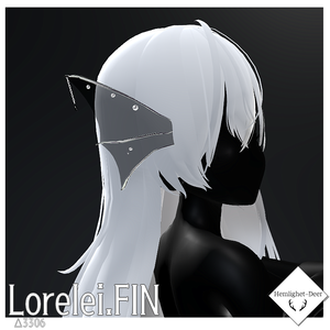 [VRChat] Lorelei.FIN.V2(人魚)のお耳【3Dモデル】