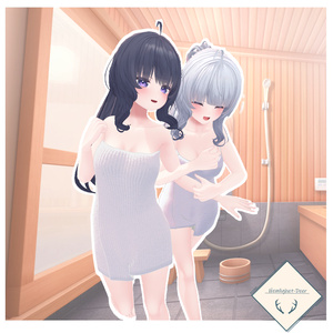 [VRChat]シェイプキー付_温泉タオル(3種類)_[対応:3アバタ]【3Dモデル】 缩略图 5