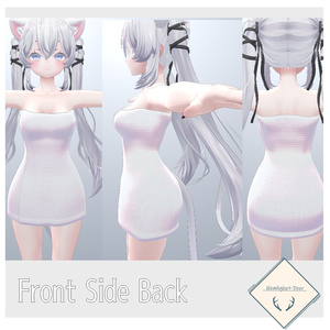 [VRChat]シェイプキー付_温泉タオル(3種類)_[対応:3アバタ]【3Dモデル】 缩略图 14