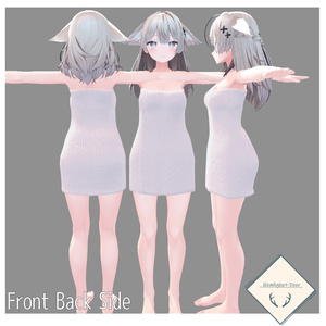[VRChat]シェイプキー付_温泉タオル(3種類)_[対応:3アバタ]【3Dモデル】 缩略图 12