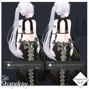 [VRChat] 骨尻尾の人魚/SkeletonMermaid_V2 [3sAvatart対応]【3Dモデル】 缩略图 9