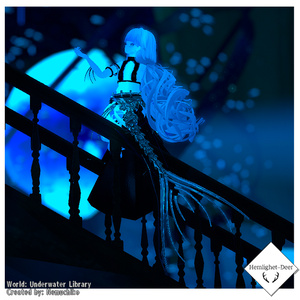 [VRChat] 骨尻尾の人魚/SkeletonMermaid_V2 [3sAvatart対応]【3Dモデル】 缩略图 3