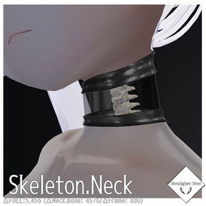 [VRChat] Skeleton Neck (Cervical Vertebrae Accessory)