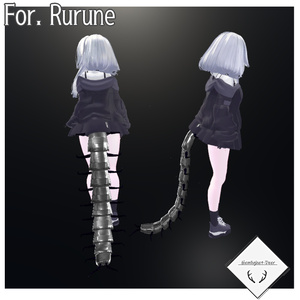 [VRChat] Centipede Tail  (対応: 5アバター)【3Dモデル】 缩略图 7
