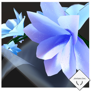 [VRChat] Horn .glass/ ツノ (対応: 4アバター)【3Dモデル】 缩略图 3
