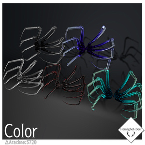 [VRChat] Arachne(2種の蜘蛛の脚Asset)【3Dモデル】 缩略图 6