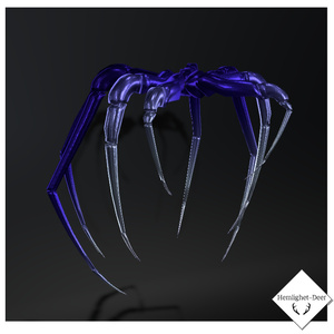 [VRChat] Arachne(2種の蜘蛛の脚Asset)【3Dモデル】 缩略图 4