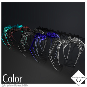 [VRChat] Arachne(2種の蜘蛛の脚Asset)【3Dモデル】 缩略图 8