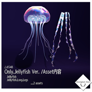 [VRChat] 海月 (アバター:3対応) 【3Dモデル】 缩略图 9