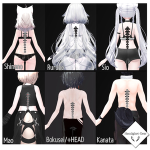 [VRChat] 脊髄 (対応:6アバター) 【3Dモデル】 缩略图 5