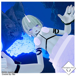 [VRChat] Mermaid (対応:3アバター)【3Dモデル】 缩略图 3