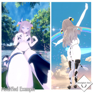 [VRChat] KO.Cow(牛さん衣装/パーツ販売あり) 【3Dモデル】 缩略图 4