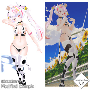 [VRChat] KO.Cow(牛さん衣装/パーツ販売あり) 【3Dモデル】 缩略图 6