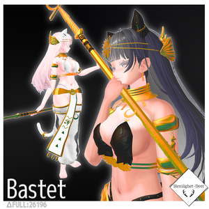 [VRChat]  Bastet【3Dモデル】