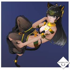 [VRChat]  Bastet【3Dモデル】 缩略图 3