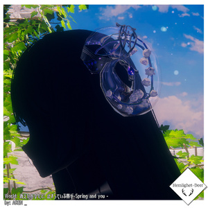 [VRChat] Horn .glass.鈴蘭 (ツノ/Head Accessory)【3Dモデル】 缩略图 5