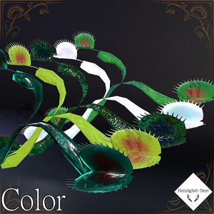 [VRChat] Venusflytrap (ハエトリグサの尻尾)【3Dモデル】 缩略图 5