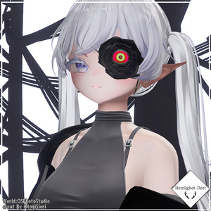 [VRChat] Törnögat / 瞬きするいばらの瞳 【3Dモデル】 缩略图 2