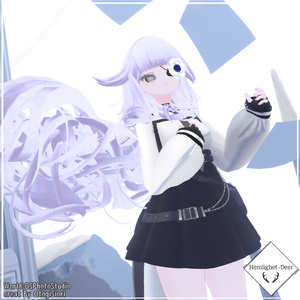 [VRChat] Törnögat / 瞬きするいばらの瞳 【3Dモデル】 缩略图 3