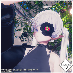 [VRChat] Törnögat / 瞬きするいばらの瞳 【3Dモデル】 缩略图 4