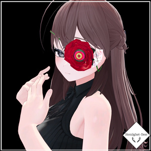 [VRChat] Törnögat / 瞬きするいばらの瞳 【3Dモデル】 缩略图 9