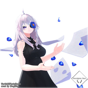 [VRChat] Törnögat / 瞬きするいばらの瞳 【3Dモデル】 缩略图 5