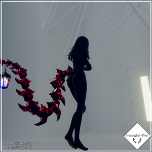 [VRChat] Graveyard BoneTail (尻尾装飾品/Particle/Shapekey付) 【3Dモデル】 缩略图 5