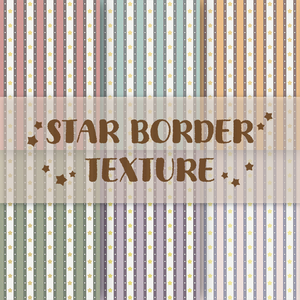【背景素材】STAR BORDER TEXTURE