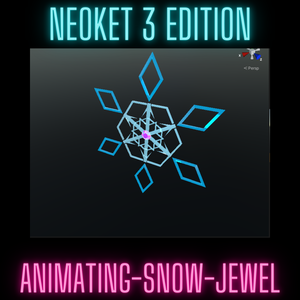 【NEOKET3出展記念セール】アニメーションで動く！雪アクセ
