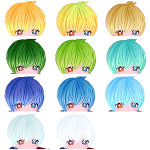 ひゅーじょん君専用 髪の毛テクスチャ(Hair Texture) 缩略图 3