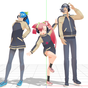 AI声優シリーズ キャラクターMMD