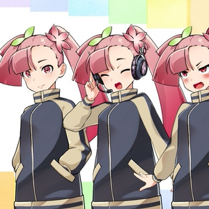 ＡＩ声優-『朱花』　公式立ち絵PSD