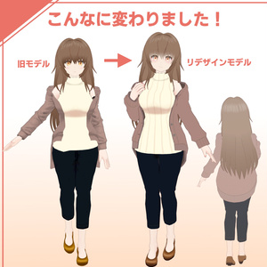 オリジナル3Dモデル「セイナ(尾崎星奈)」VRChat対応モデル(PC&Quest) 缩略图 2