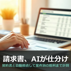 AI書類管理・案件別利益管理システム スターターキット｜請求書をAIが自動仕分け・案件別に粗利計算