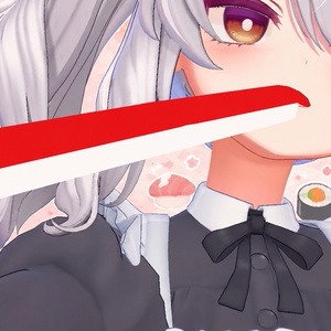 【無料】めっちゃのびーる！ぷるぷるお口寿司 / VRChat向け【MA対応】 缩略图 3