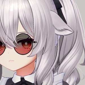 ちゅるかわ♡チーク入り丸メガネ＆グラデサングラスセット｜VRChat向け 缩略图 9