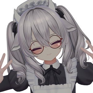 ちゅるかわ♡チーク入り丸メガネ＆グラデサングラスセット｜VRChat向け 缩略图 10