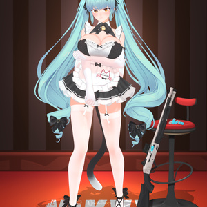 NIKKE PrivatyUnkindMaid ver1 PMX NANODA_SP MMDモデル