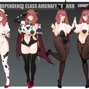 Azurlane  USS Cowpens  ver1.0  NANODA-SP MMD model