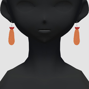 【3D】エビフライのピアス【Dynamic Bone設定済】 缩略图 2