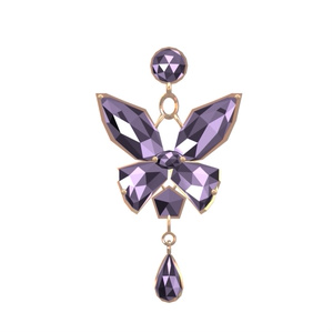 [FREE]butterfly navel piercing 缩略图 2