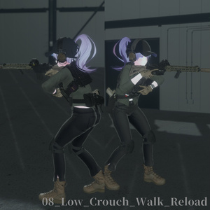 【VRC想定】AR15ポーズパック Vol.1（9ポーズ） 缩略图 13