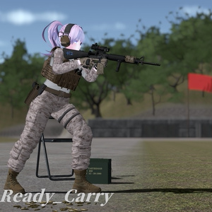【VRC想定】AR15ポーズパック Vol.2（18ポーズ） 缩略图 19